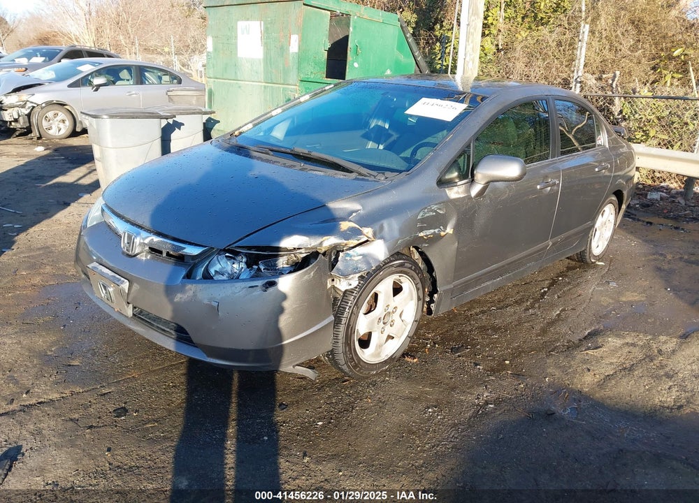 2006 HONDA CIVIC LX VIN: 1HGFA16576L128454