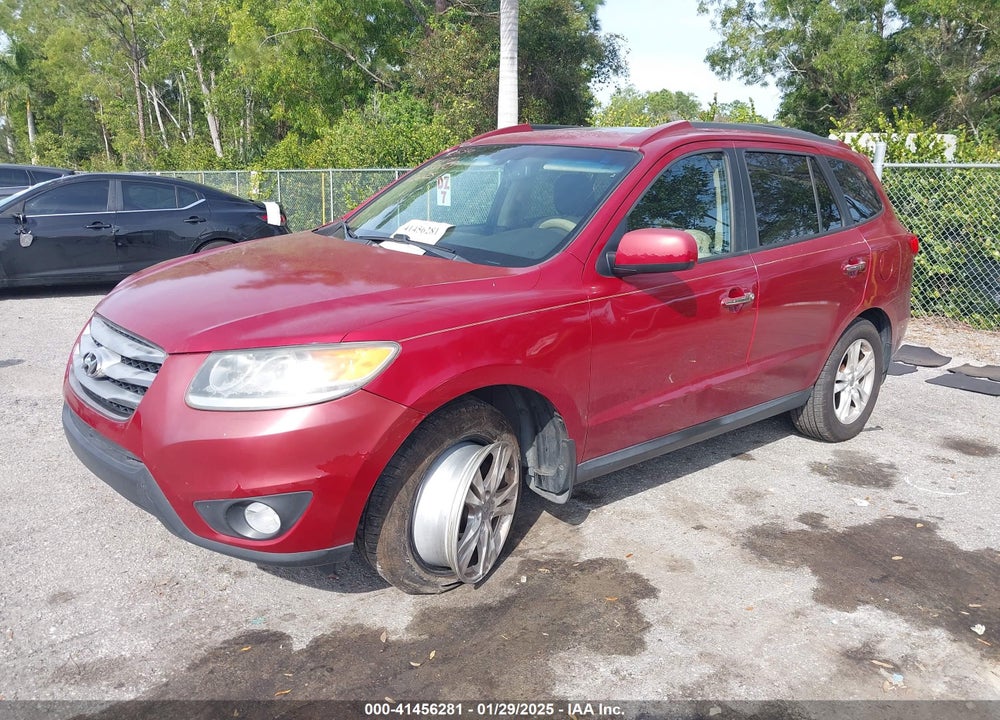 2012 HYUNDAI SANTA FE LIMITED VIN: 5XYZK3AB8CG125314