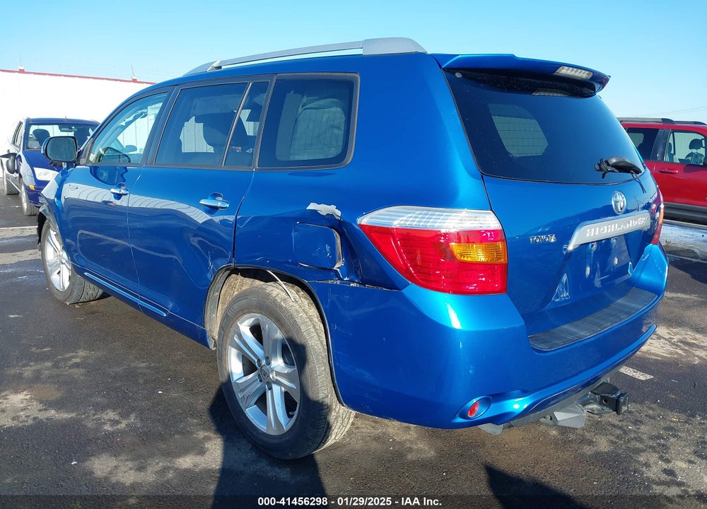 2008 TOYOTA HIGHLANDER LIMITED VIN: JTEES42A582080727