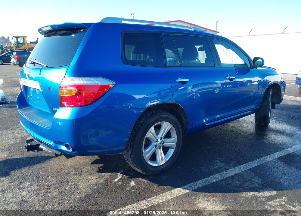 2008 TOYOTA HIGHLANDER LIMITED VIN: JTEES42A582080727
