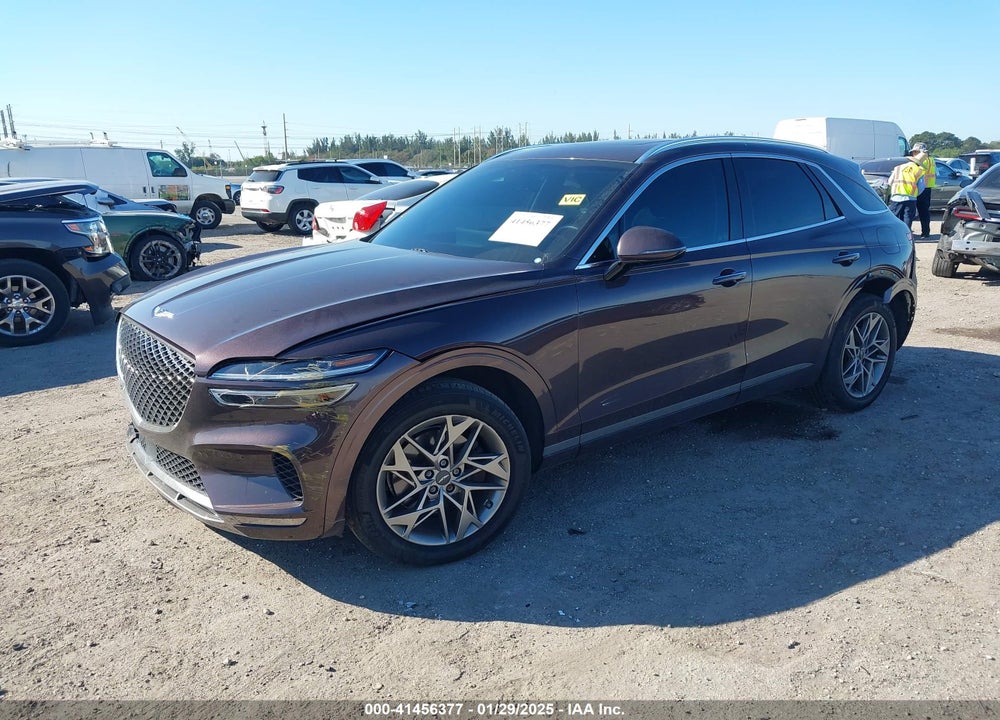 2022 GENESIS GV70 2.5T AWD VIN: KMUMADTB0NU038778