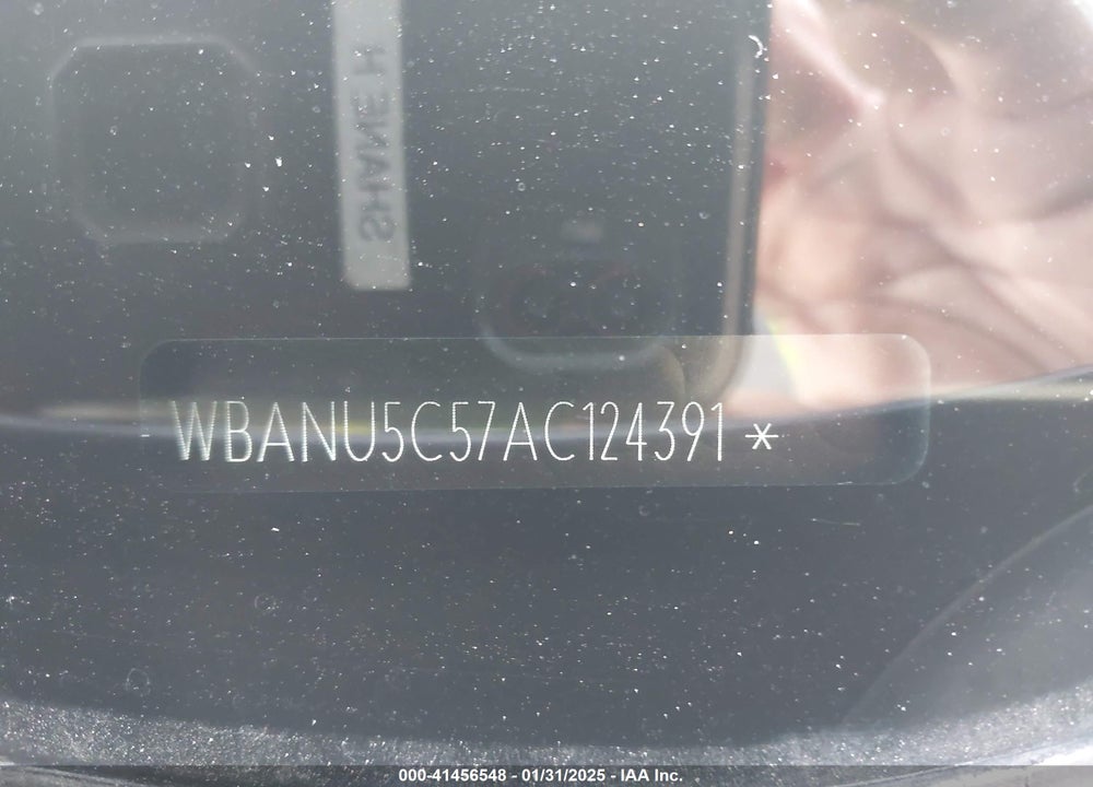 2010 BMW 528I VIN: WBANU5C57AC124391