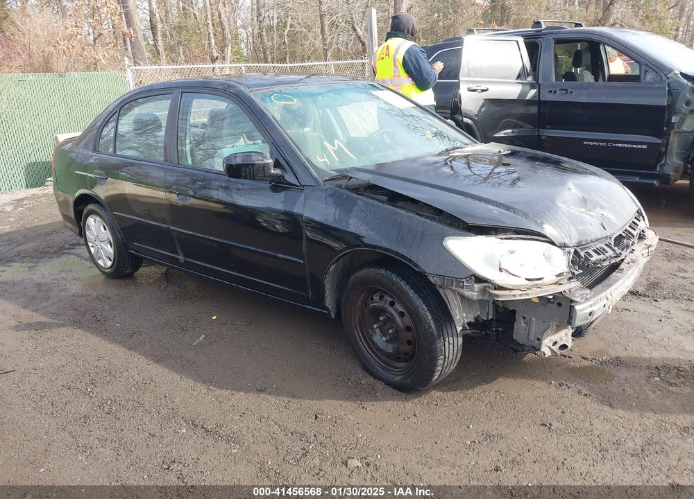 2005 HONDA CIVIC LX VIN: 2HGES16595H566803