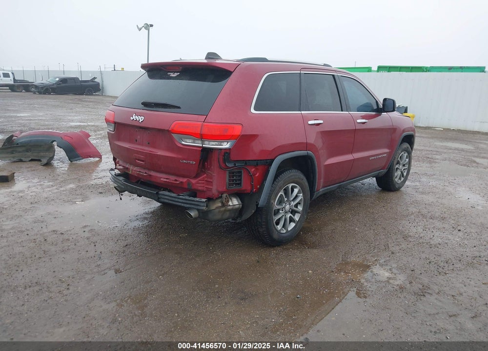 2014 JEEP GRAND CHEROKEE LIMITED VIN: 1C4RJEBGXEC499360