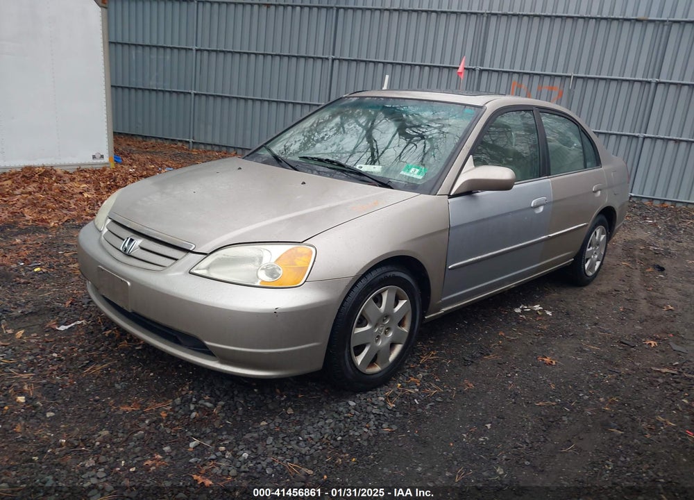 2002 HONDA CIVIC EX VIN: 2HGES26782H532273