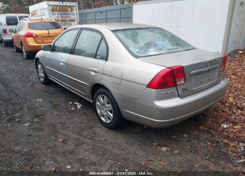 2002 HONDA CIVIC EX VIN: 2HGES26782H532273