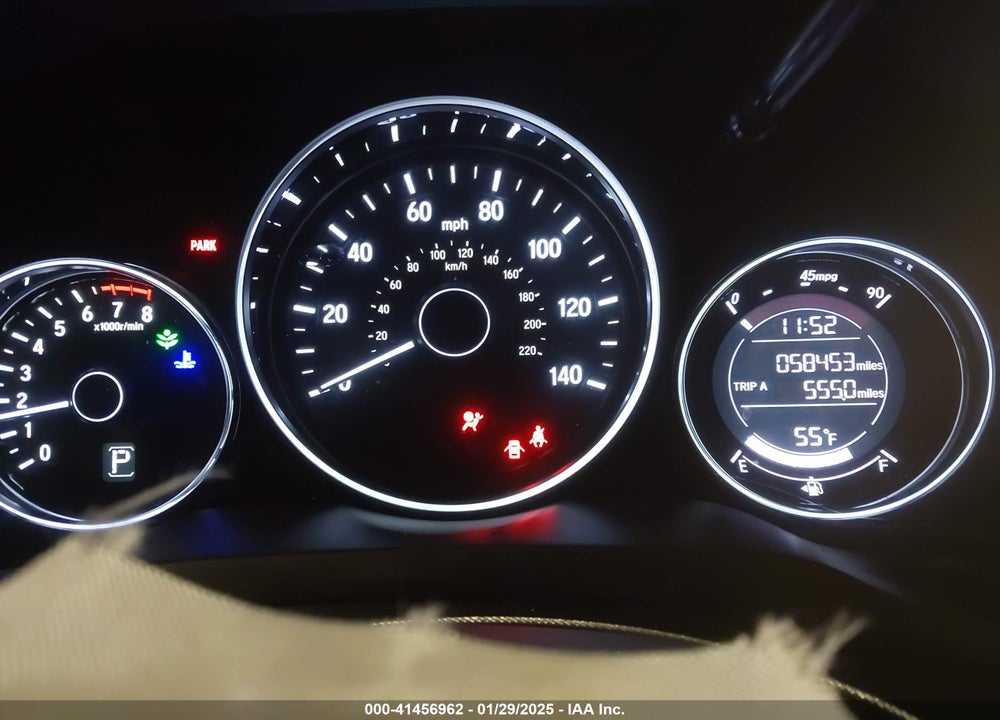 2019 HONDA HR-V LX VIN: 3CZRU6H32KG722866