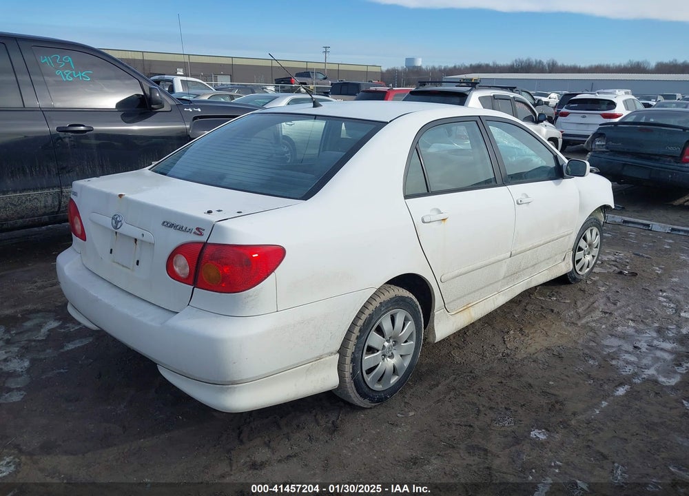 2004 TOYOTA COROLLA S VIN: 2T1BR32E34C224769
