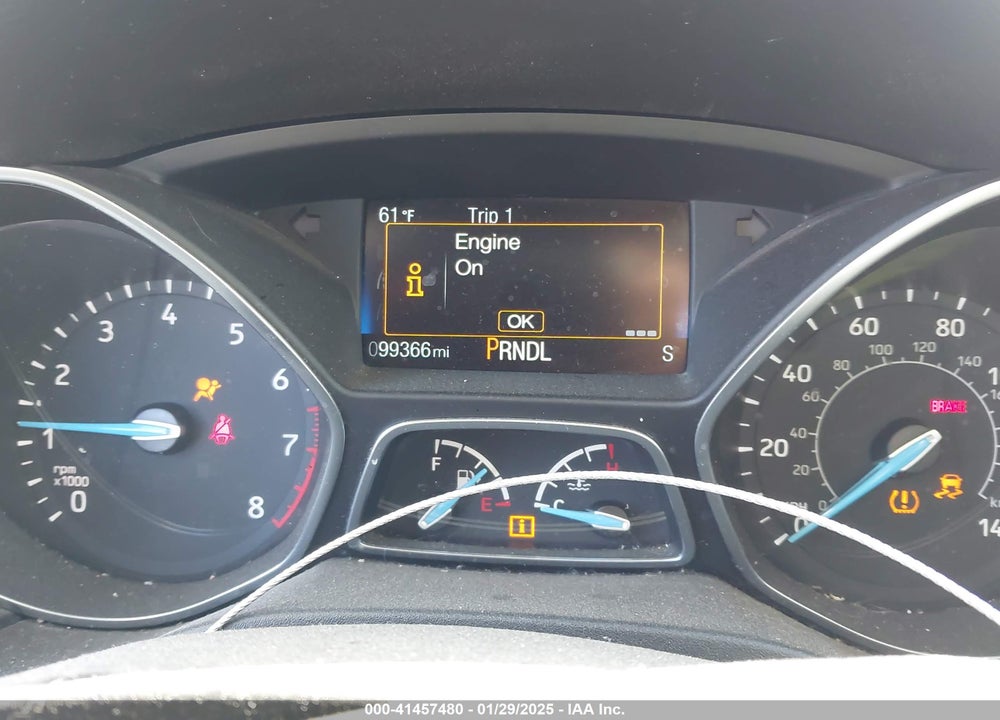 2017 FORD FOCUS VIN: 1FADP3F27HL299574