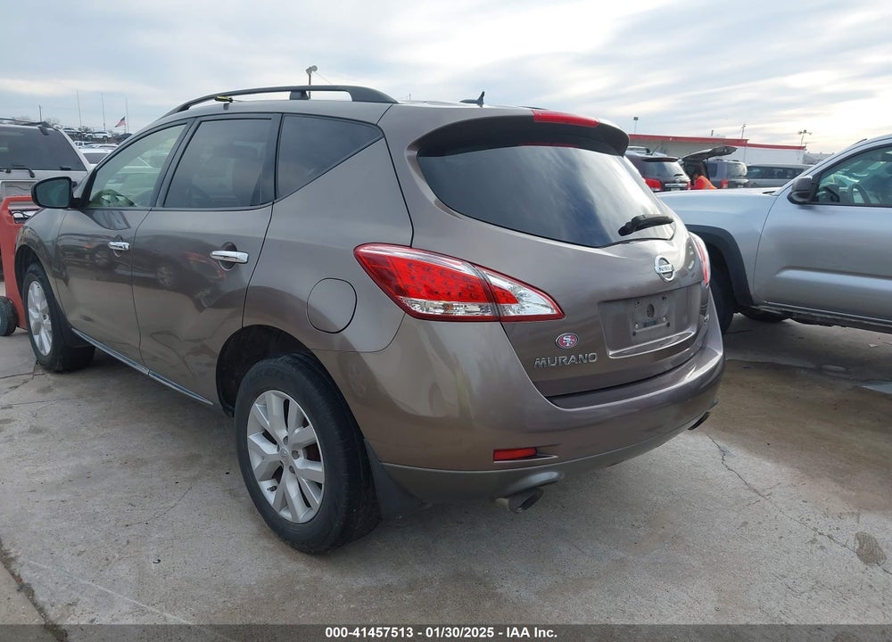 2013 NISSAN MURANO SV VIN: JN8AZ1MU5DW207987