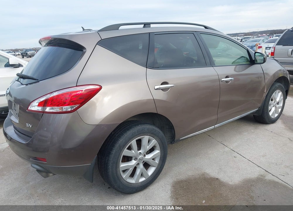 2013 NISSAN MURANO SV VIN: JN8AZ1MU5DW207987