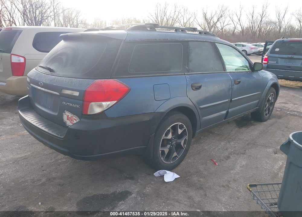 2008 SUBARU OUTBACK VIN: 4S4BP61C687314010