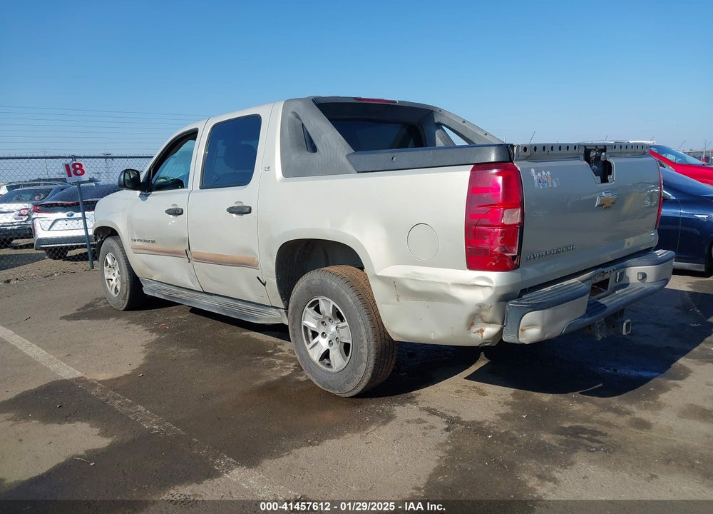 2007 CHEVROLET AVALANCHE 1500 VIN: 3GNEC12J67G138356