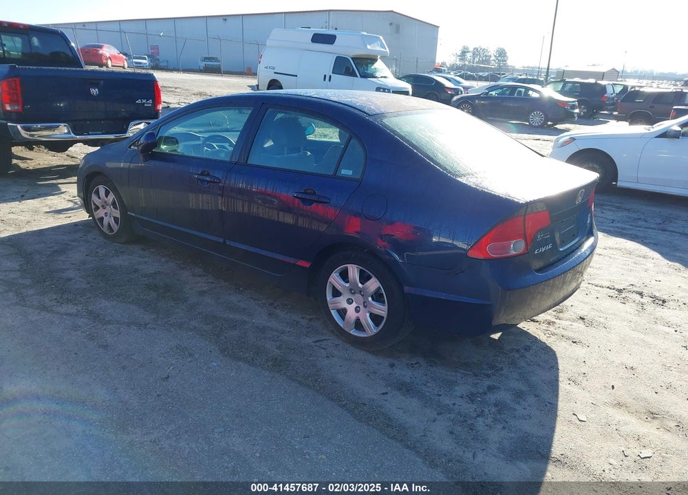 2008 HONDA CIVIC LX VIN: 2HGFA16598H528838