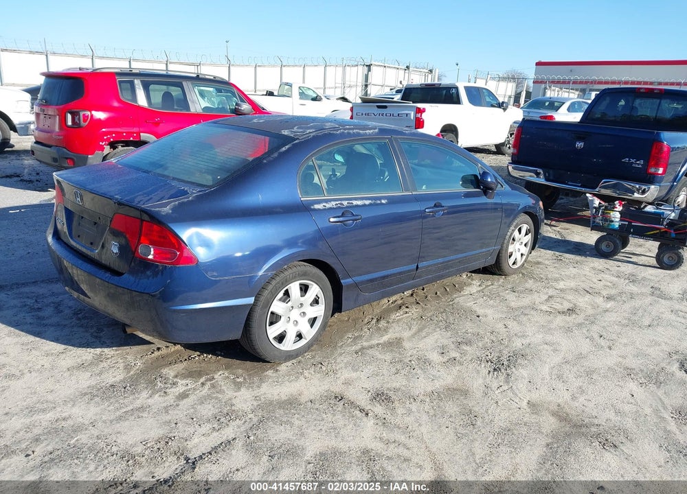 2008 HONDA CIVIC LX VIN: 2HGFA16598H528838