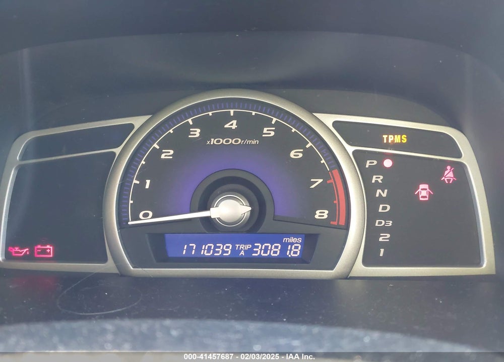 2008 HONDA CIVIC LX VIN: 2HGFA16598H528838