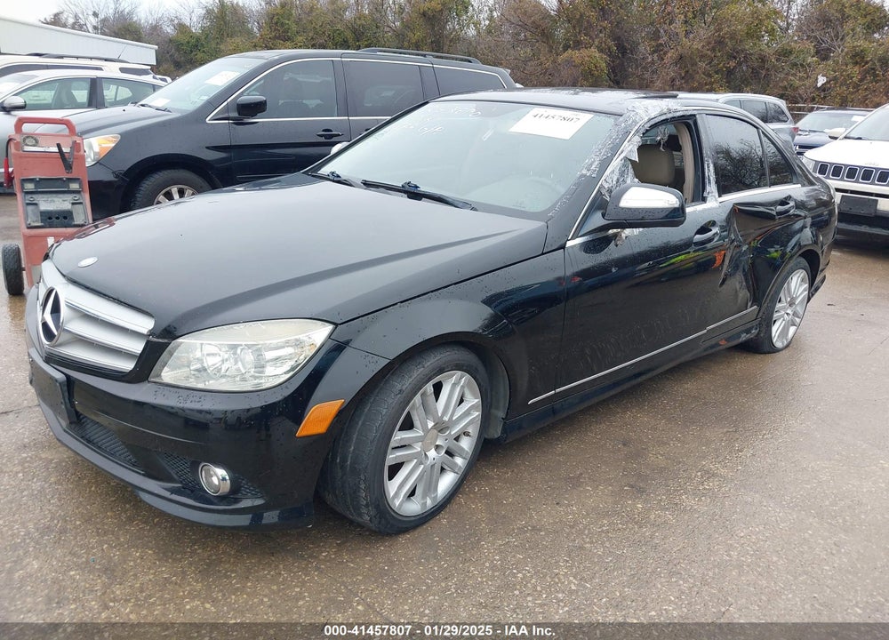 2009 MERCEDES-BENZ C 300 LUXURY/SPORT VIN: WDDGF54X49R076711