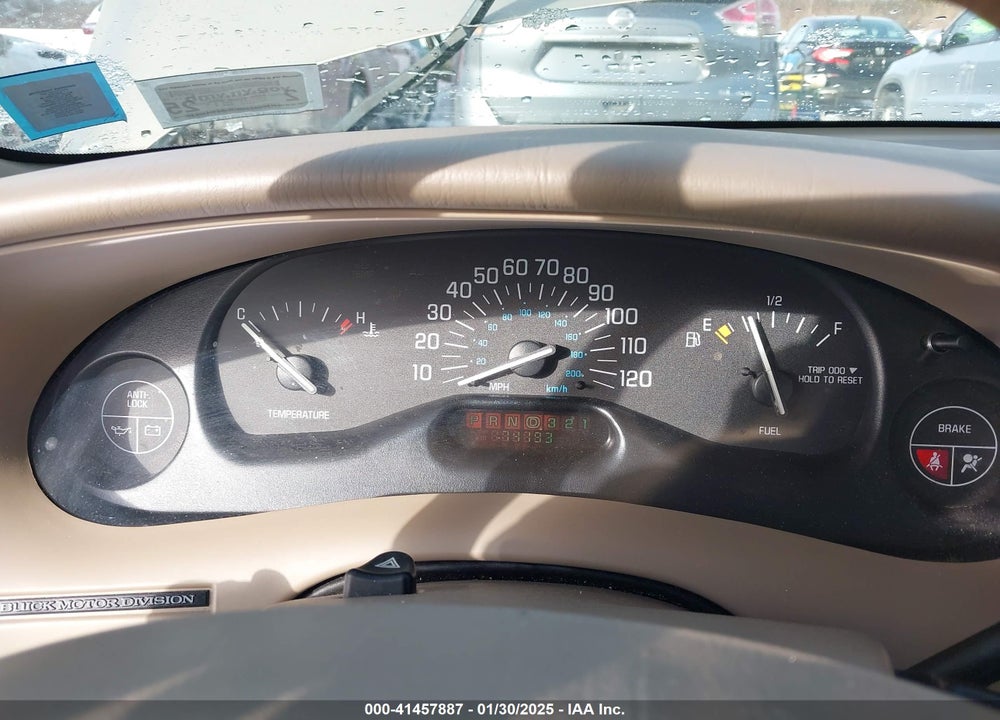 2002 BUICK CENTURY CUSTOM VIN: 2G4WS52J121202386