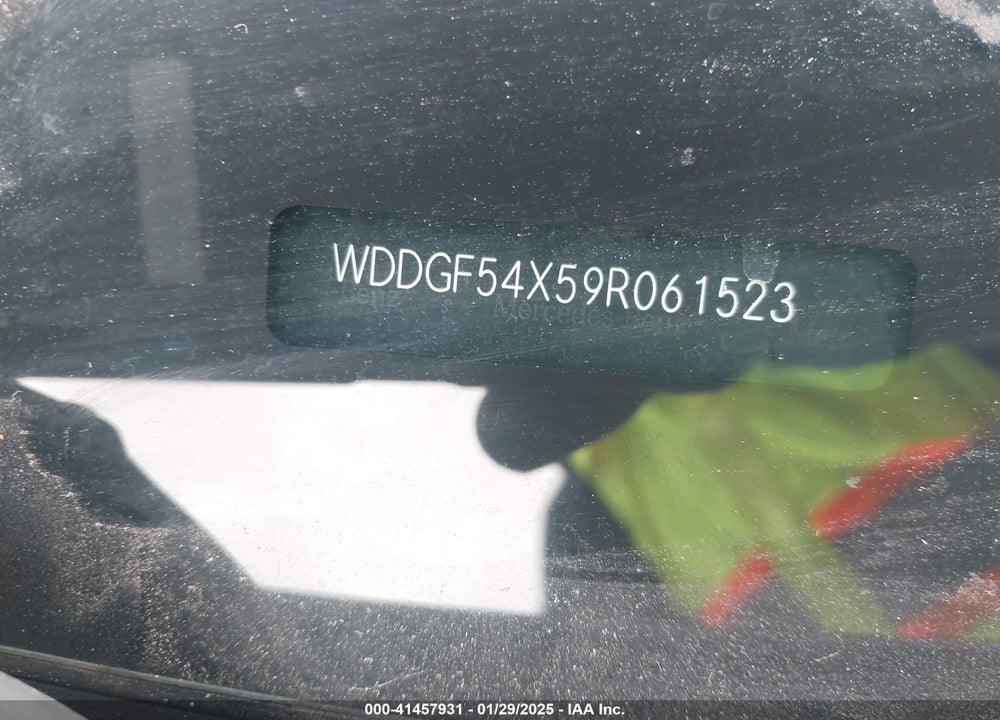 2009 MERCEDES-BENZ C 300 VIN: WDDGF54X59R061523