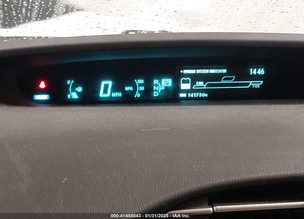 2011 TOYOTA PRIUS THREE VIN: JTDKN3DU6B5303430