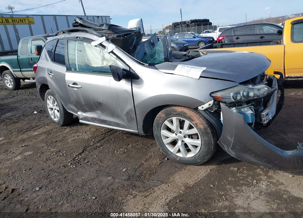 2011 NISSAN MURANO SV VIN: JN8AZ1MW9BW185894