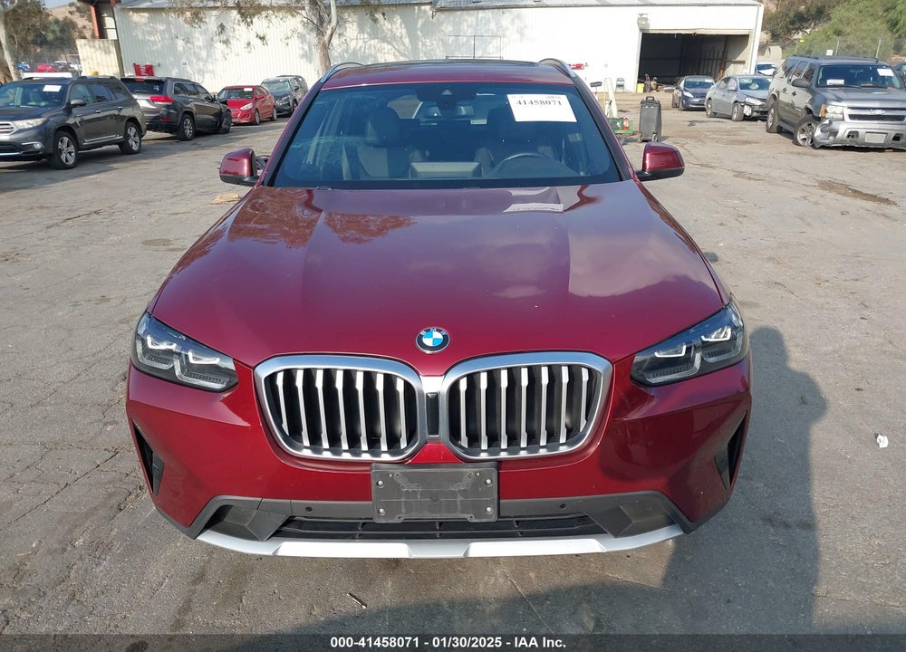 2022 BMW X3 SDRIVE30I VIN: 5UX43DP0XN9M20825