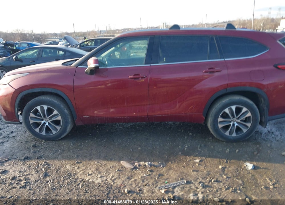 2021 TOYOTA HIGHLANDER HYBRID XLE VIN: 5TDGBRCH7MS064408