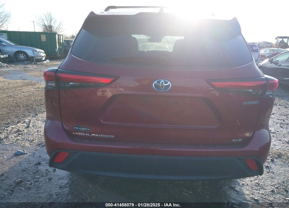 2021 TOYOTA HIGHLANDER HYBRID XLE VIN: 5TDGBRCH7MS064408