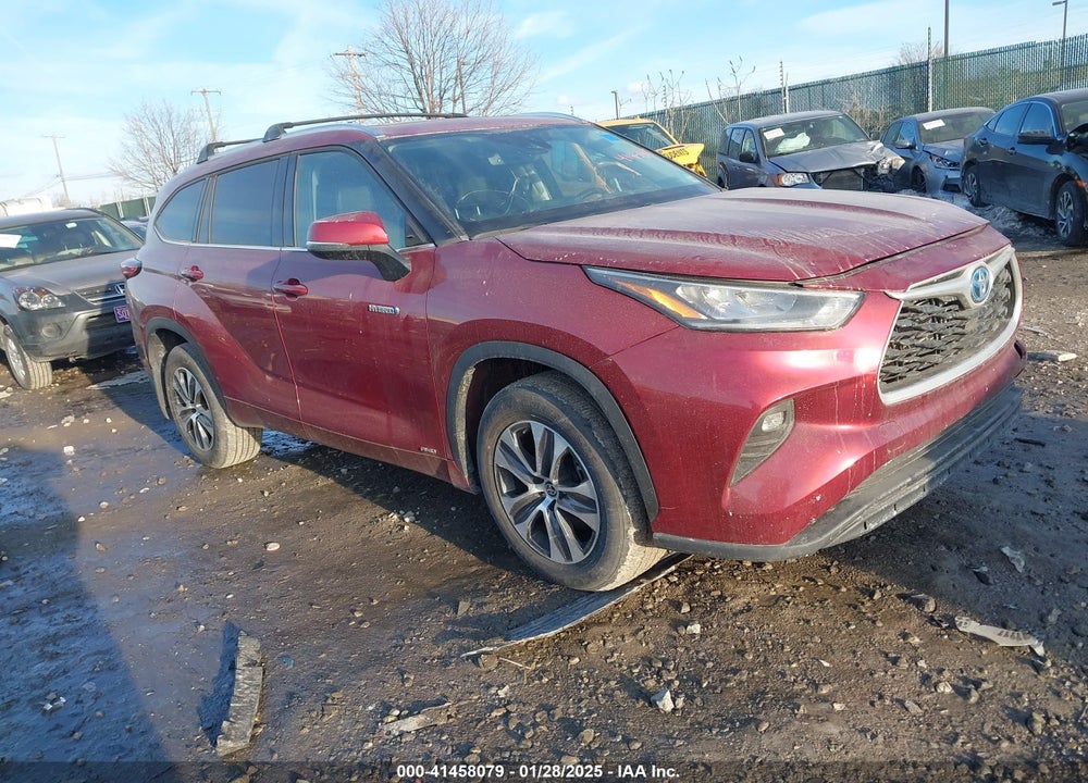 2021 TOYOTA HIGHLANDER HYBRID XLE VIN: 5TDGBRCH7MS064408