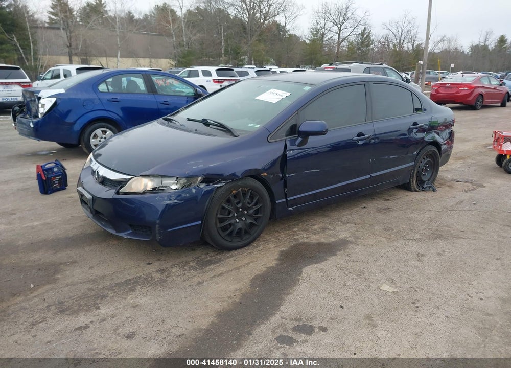 2010 HONDA CIVIC LX VIN: 2HGFA1F54AH588001
