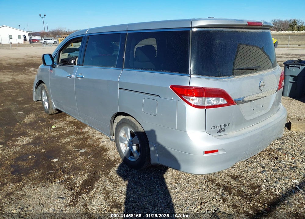 2015 NISSAN QUEST SV VIN: JN8AE2KP7F9124402