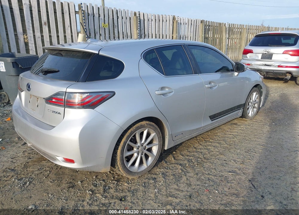 2012 LEXUS CT 200H PREMIUM VIN: JTHKD5BH3C2116426