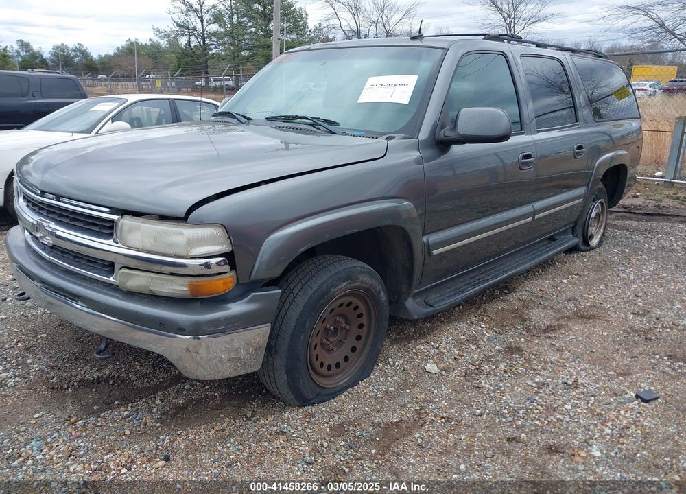 2002 CHEVROLET SUBURBAN 1500 LT VIN: 3GNEC16Z12G341471