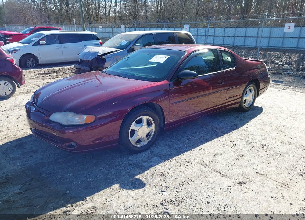 2002 CHEVROLET MONTE CARLO SS VIN: 2G1WX15K529221892