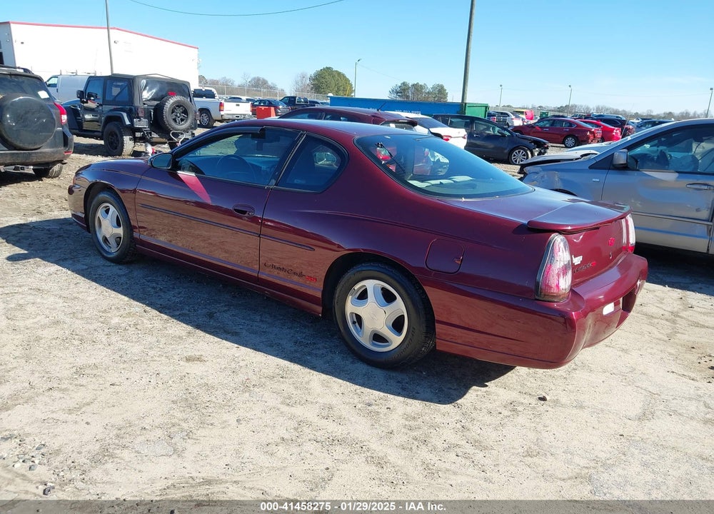2002 CHEVROLET MONTE CARLO SS VIN: 2G1WX15K529221892
