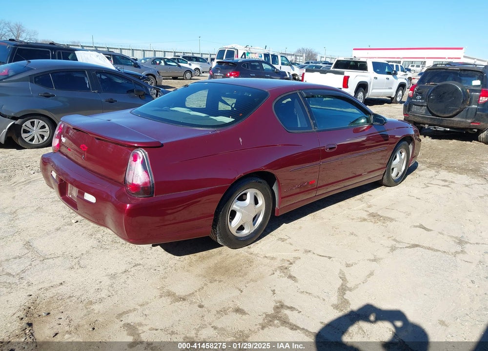 2002 CHEVROLET MONTE CARLO SS VIN: 2G1WX15K529221892