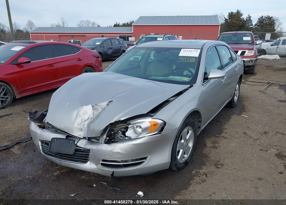 2008 CHEVROLET IMPALA VIN: 2G1WT58K289154188