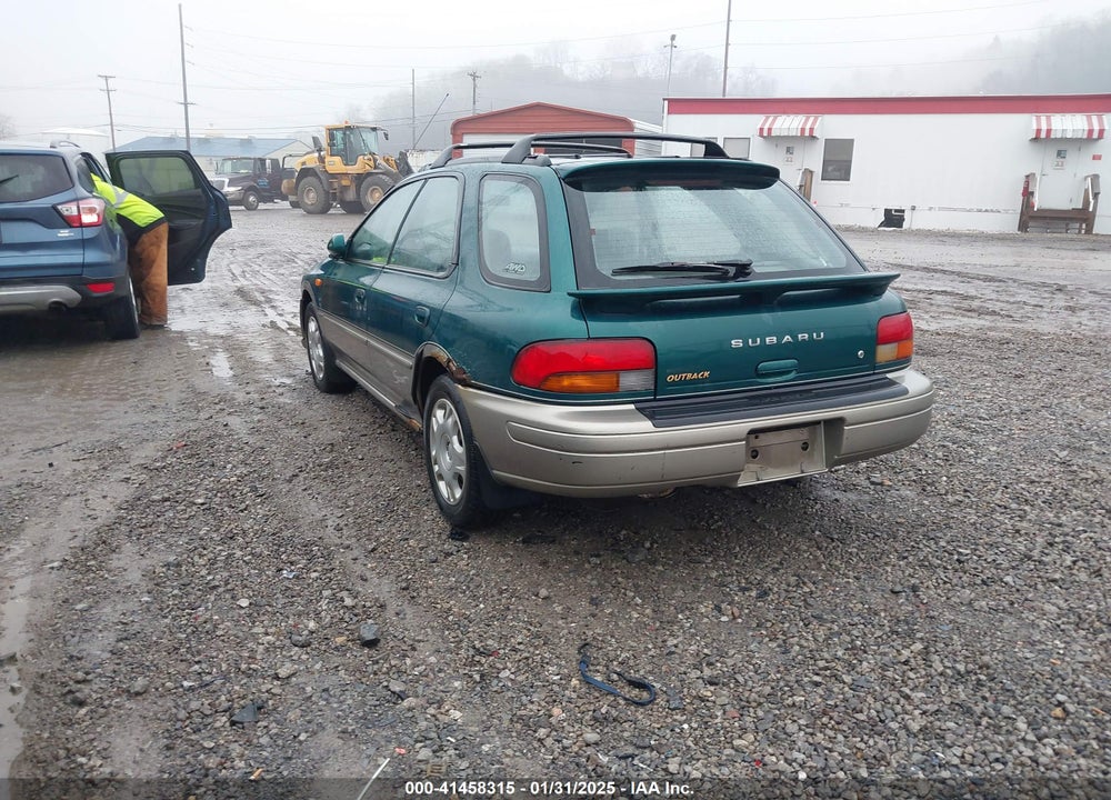 2000 SUBARU OUTBACK VIN: JF1GF4855YH807900
