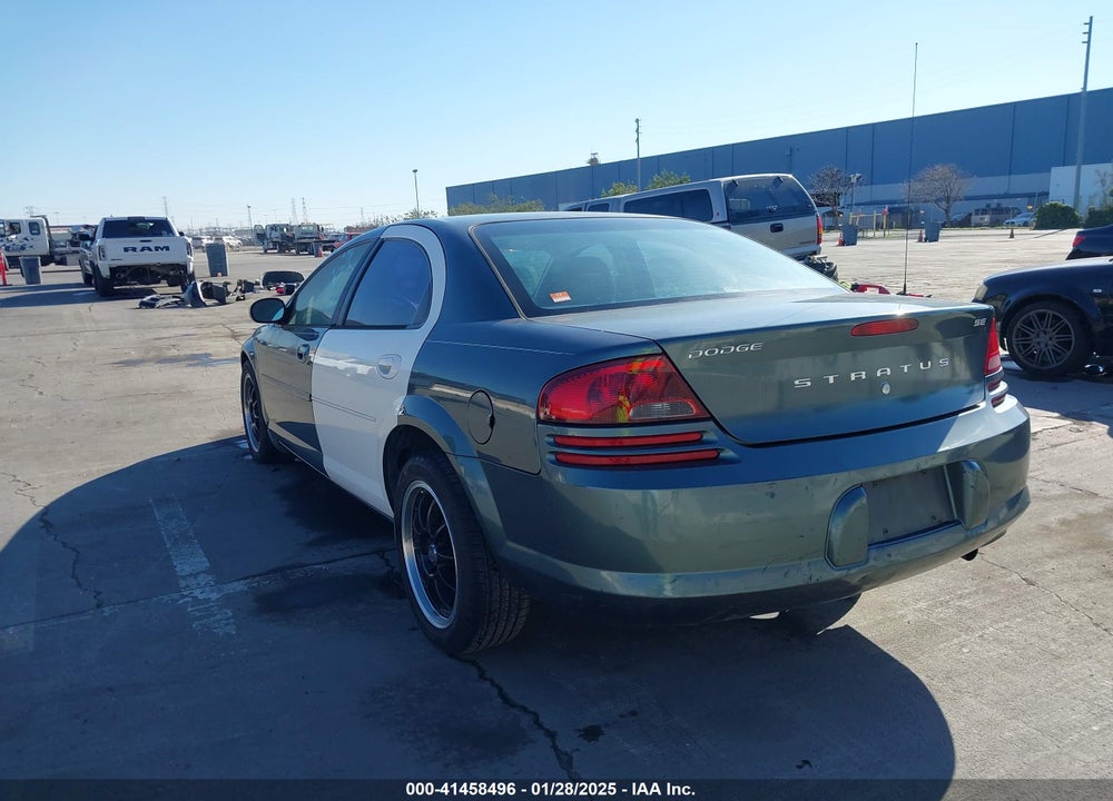 2002 DODGE STRATUS SE PLUS VIN: 1B3EL46X62N347705