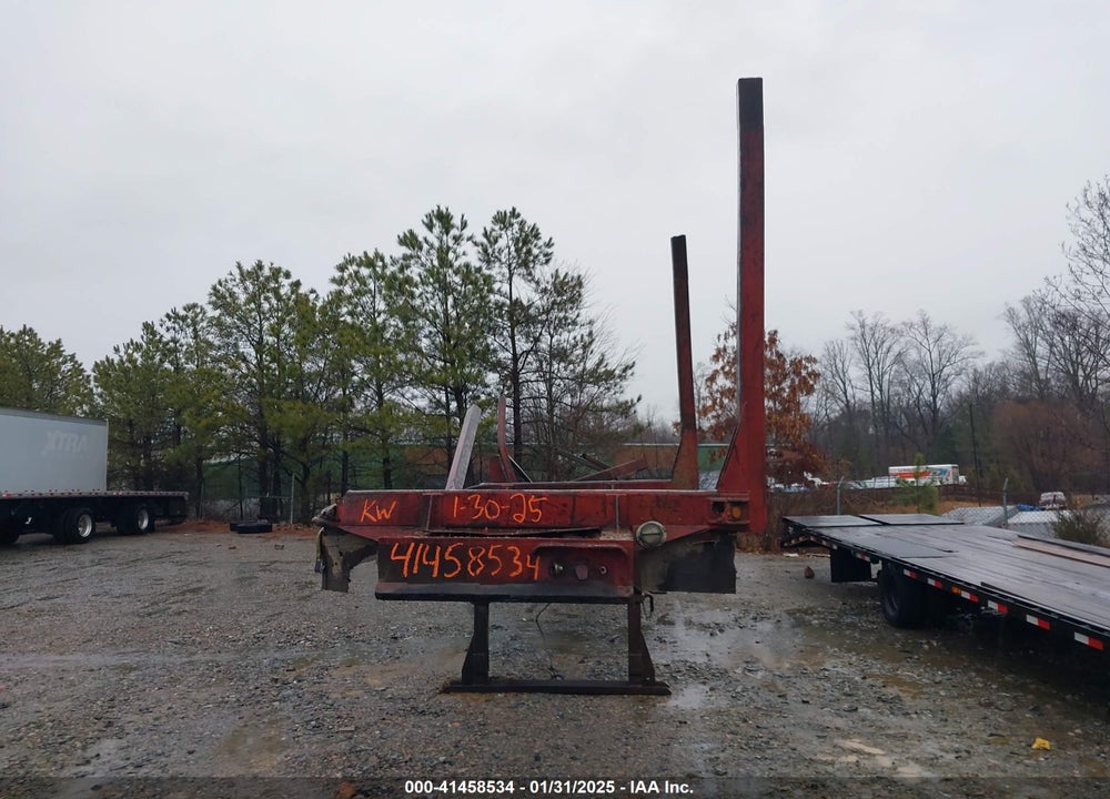 1990 JOHN EVANS MFG LOGGING TRAILER VIN: 1J9G142B2L5003902
