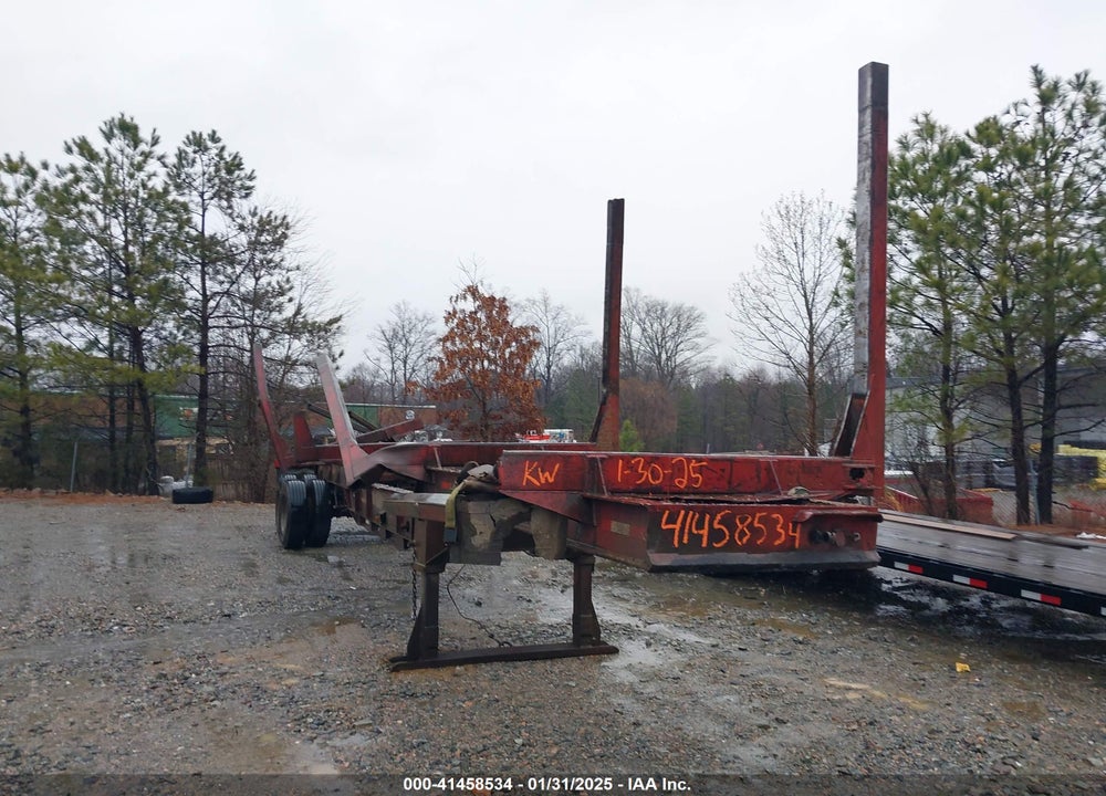 1990 JOHN EVANS MFG LOGGING TRAILER VIN: 1J9G142B2L5003902
