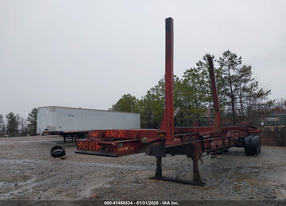 1990 JOHN EVANS MFG LOGGING TRAILER VIN: 1J9G142B2L5003902