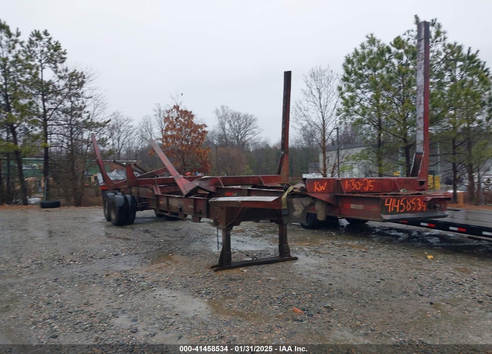 1990 JOHN EVANS MFG LOGGING TRAILER VIN: 1J9G142B2L5003902