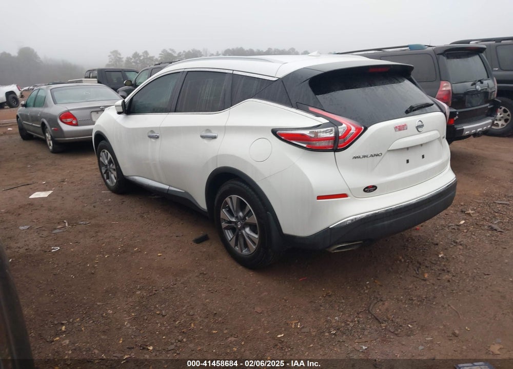 2015 NISSAN MURANO SL VIN: 5N1AZ2MG4FN230662