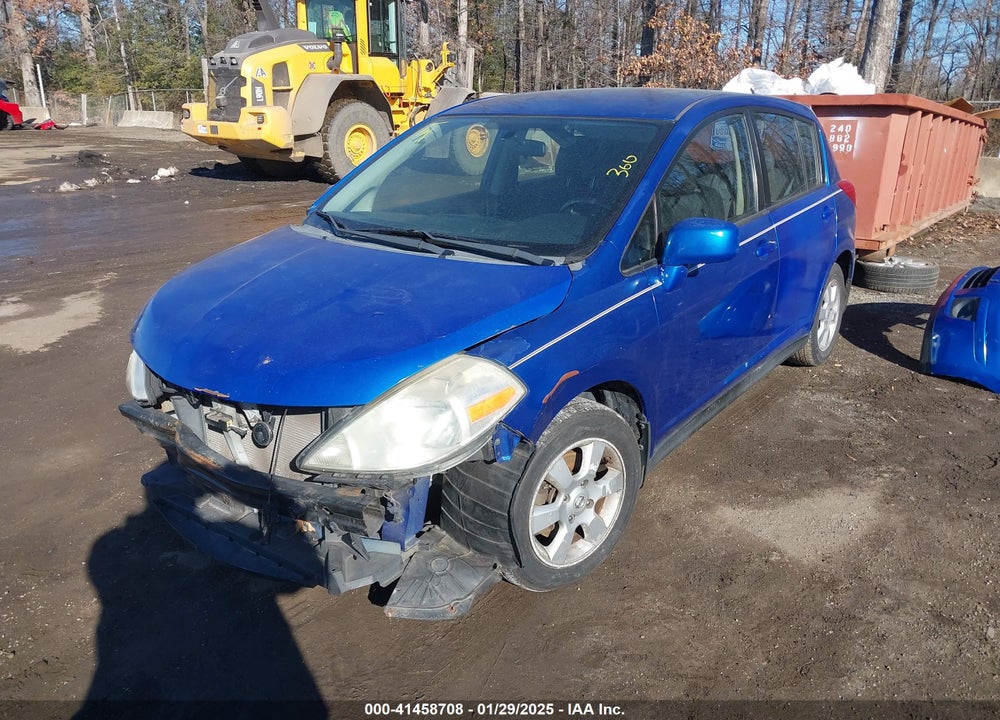 2008 NISSAN VERSA VIN: 3N1BC13E58L395887