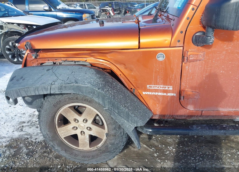 2011 JEEP WRANGLER SPORT VIN: 1J4AA2D13BL602533