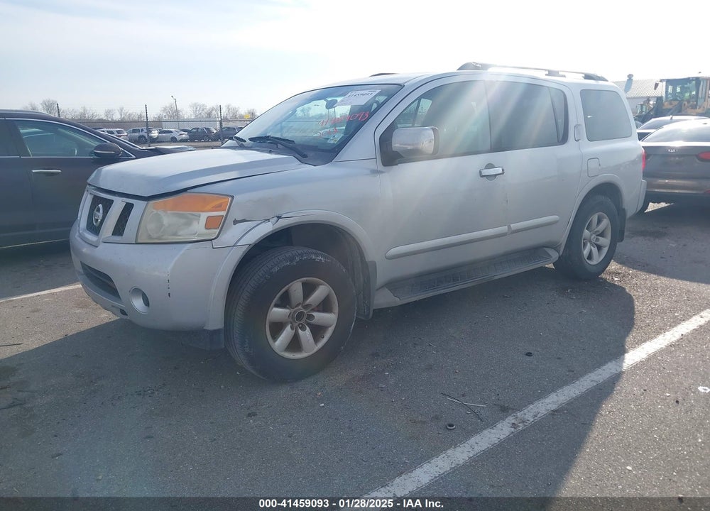 2012 NISSAN ARMADA SV VIN: 5N1BA0NDXCN607897