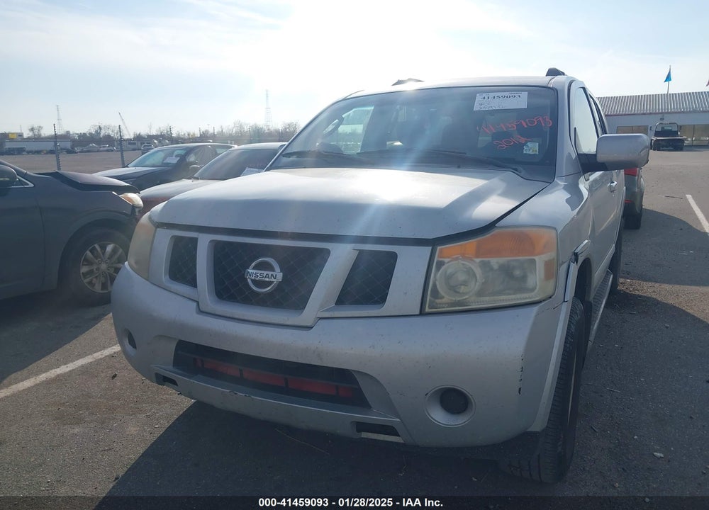 2012 NISSAN ARMADA SV VIN: 5N1BA0NDXCN607897