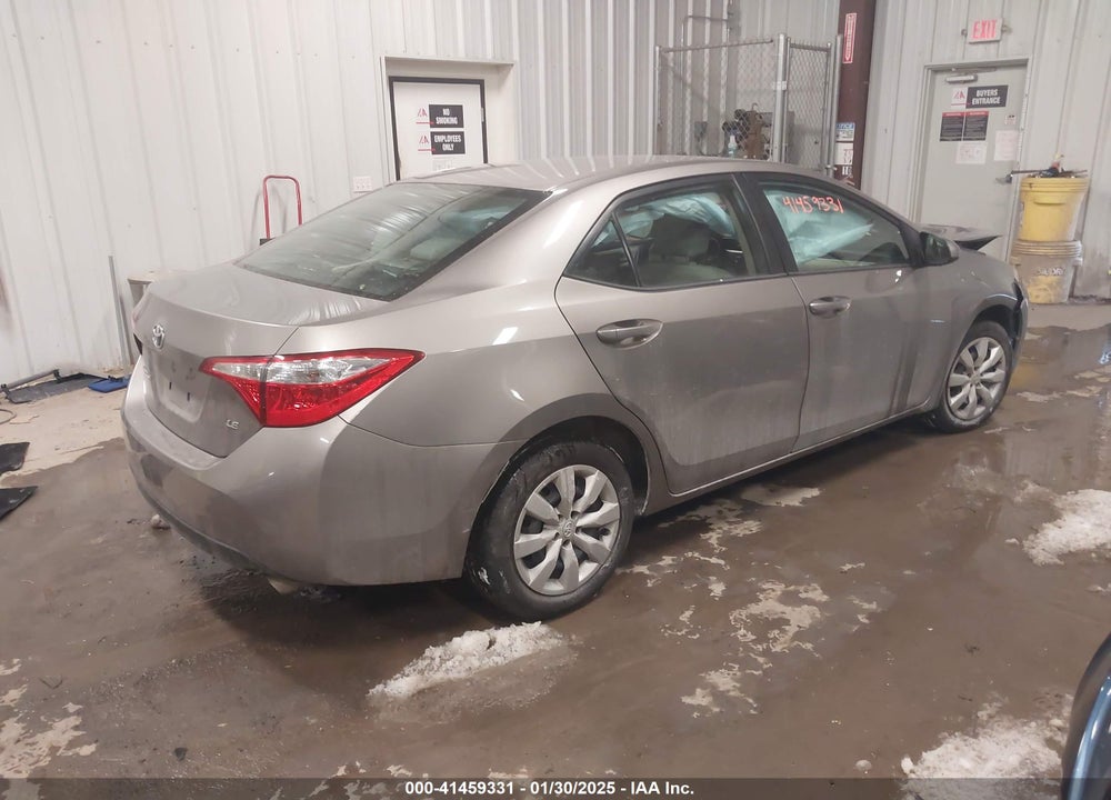 2015 TOYOTA COROLLA LE VIN: 2T1BURHE7FC335109