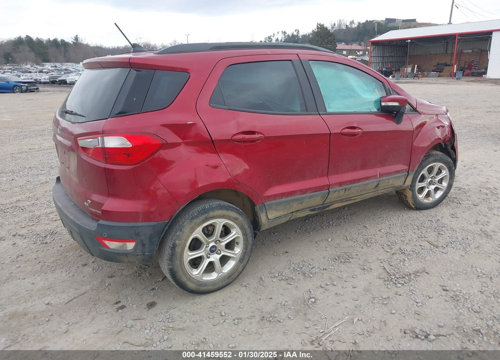 2018 FORD ECOSPORT SE VIN: MAJ6P1UL2JC171080